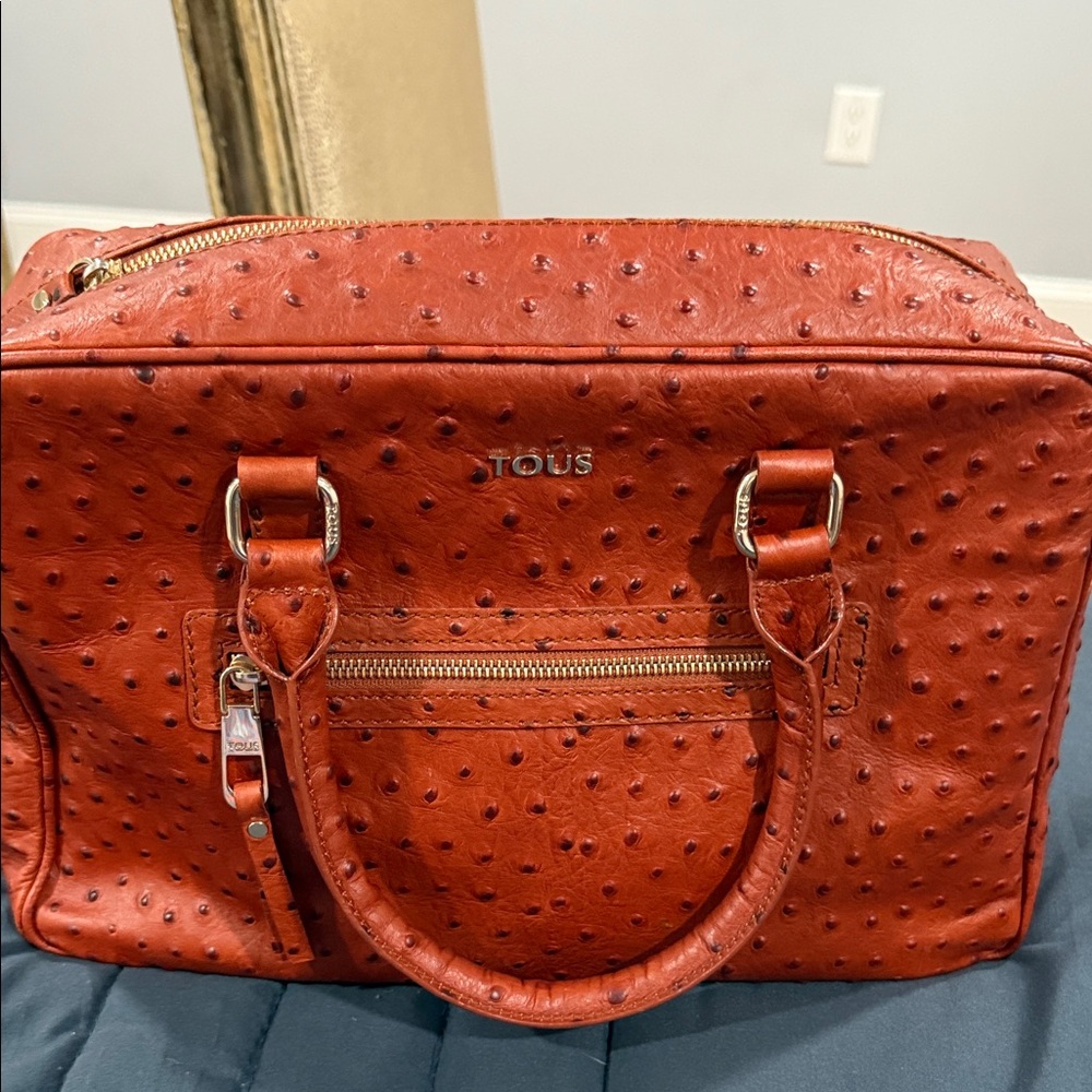 Tous Women's Textured Red Satchel